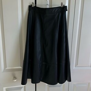 Faux Leather Skirt
